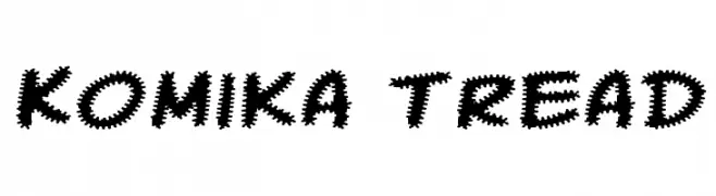 Komika Tread  Frei Schriftart Herunterladen