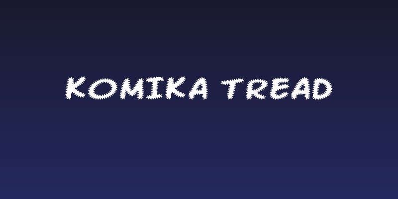 Komika Tread Social Header