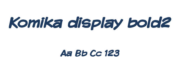 Komika display bold2 Font Preview