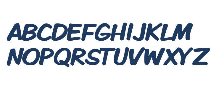 Komika display bold2 Uppercase