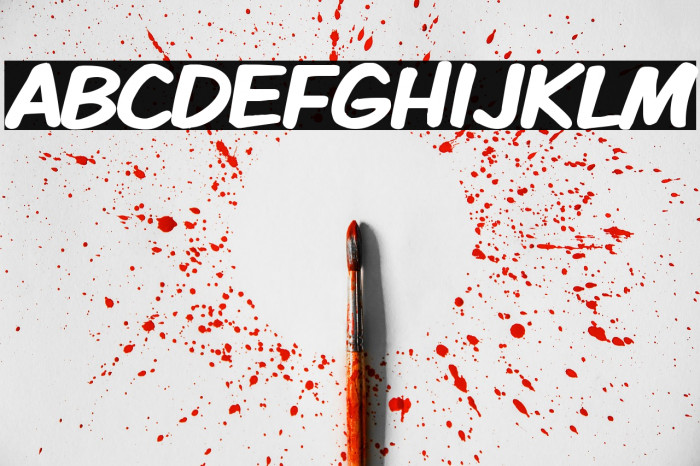 Komika display bold2 フォント examples