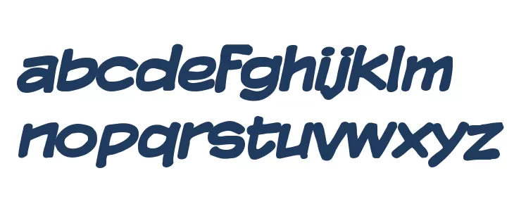 Komika display bold2 Font LOWERCASE