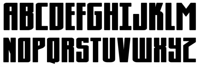 Komikahuna Шрифта ВЕРХНИЙ