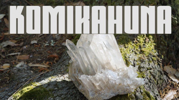 Komikahuna Font examples
