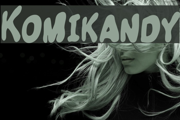 Komikandy Font examples