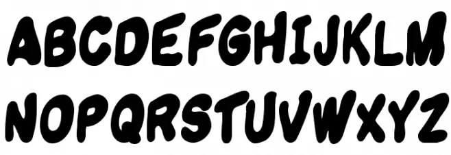 Komikandy फ़ॉन्ट लोअरकेस