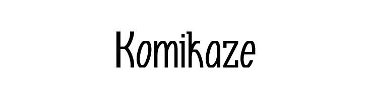 Komikaze Font