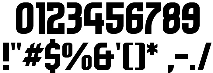 Komikazoom Font OTHER CHARS
