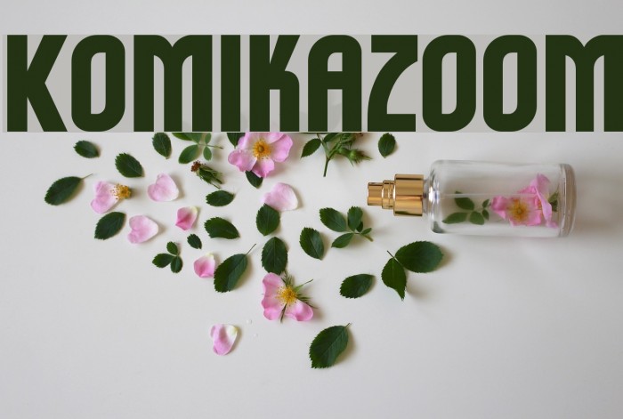 Komikazoom Font examples