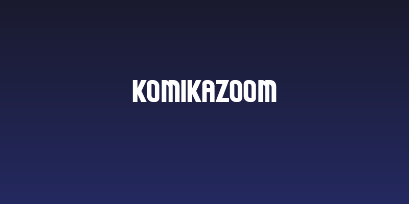 Komikazoom Social Header