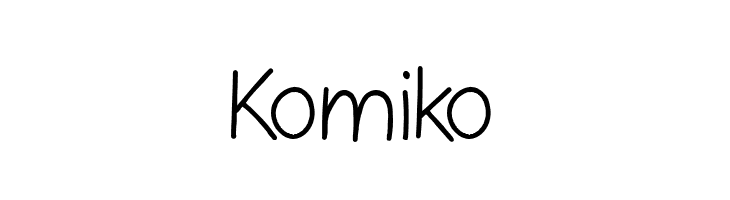 Komiko  नि: शुल्क फ़ॉन्ट्स डाउनलोड