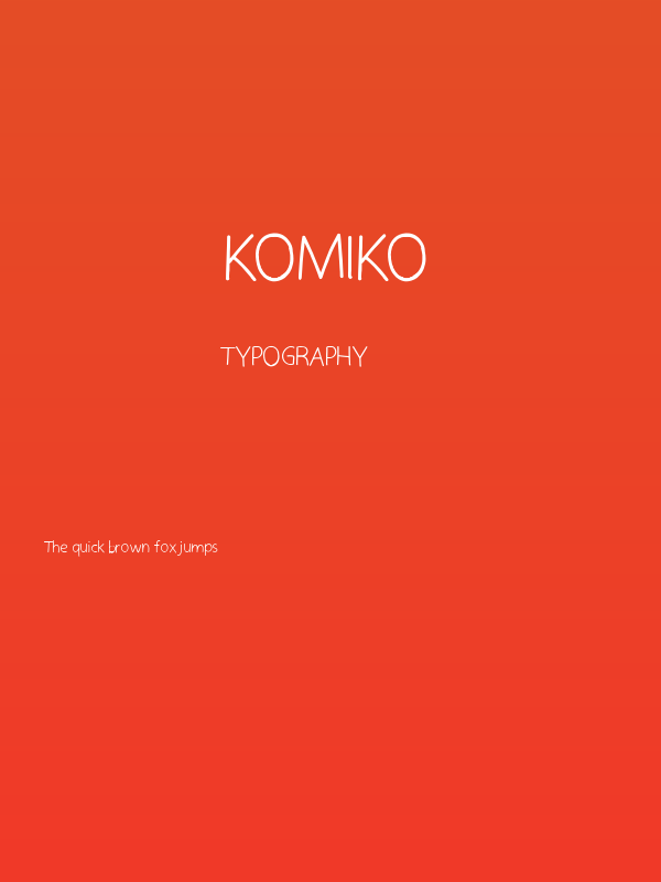 Komiko Poster