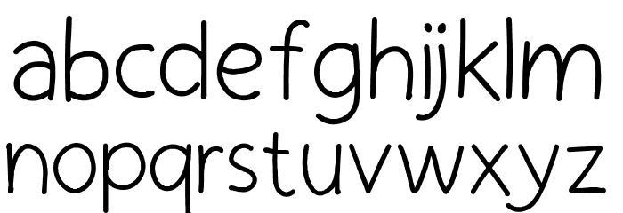 Komiko Font LOWERCASE
