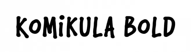 Komikula Bold  baixar fontes gratis