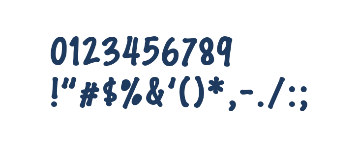 Komikula Bold Other Characters