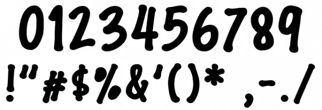 Komikula Bold Font OTHER CHARS