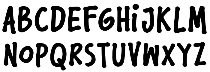 Komikula Bold Font LOWERCASE
