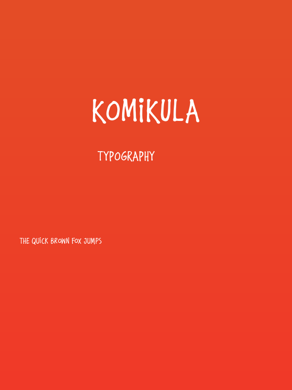 Komikula Poster
