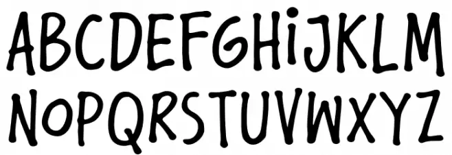 Komikula 字体 小写