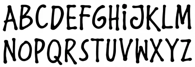 Komikula Fonte MAIÚSCULAS
