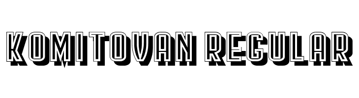 Komitovan Regular  font caratteri gratis