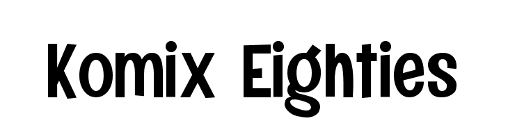 Komix Eighties Font