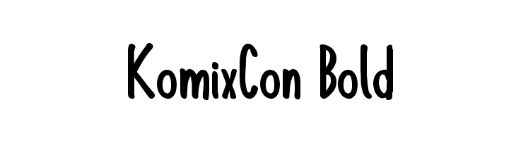 KomixCon Bold  नि: शुल्क फ़ॉन्ट्स डाउनलोड
