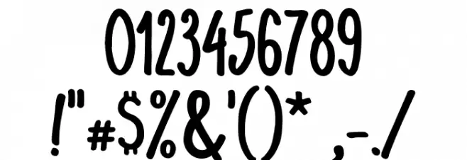 KomixCon Bold Font OTHER CHARS