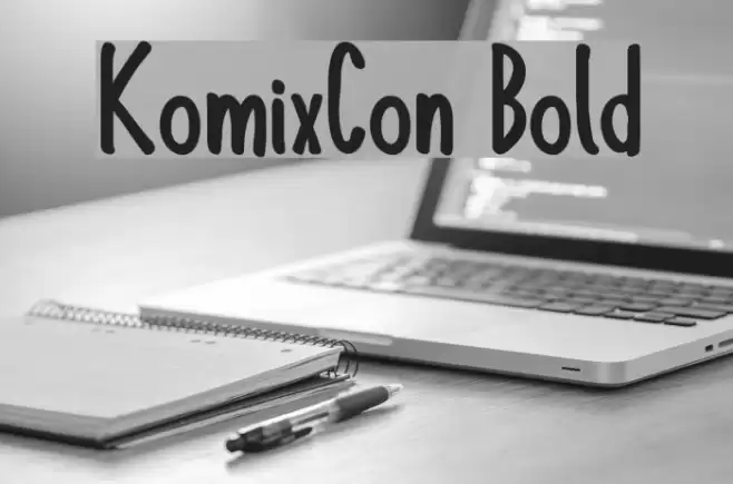 KomixCon Bold Polices examples