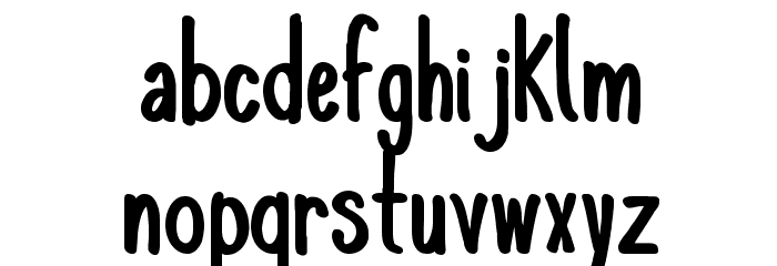 KomixCon Bold Font LOWERCASE