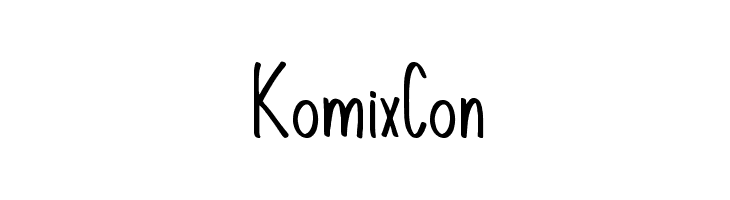 KomixCon  les polices de caractères gratuit tlcharger