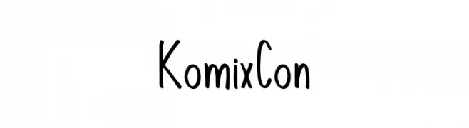 KomixCon  Frei Schriftart Herunterladen
