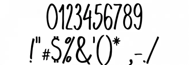 KomixCon Font OTHER CHARS