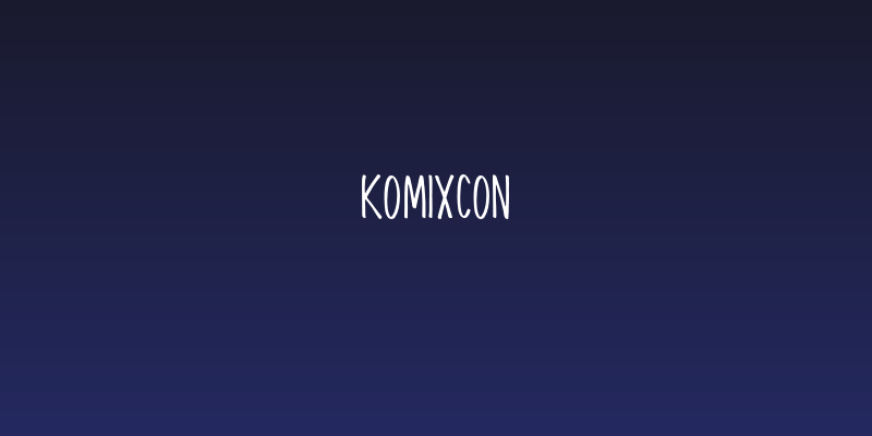 KomixCon Social Header