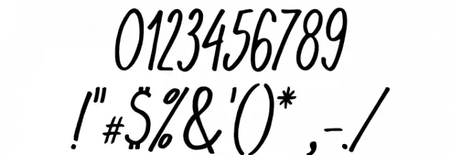 KomixConItalic Font OTHER CHARS