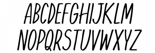 KomixConItalic Шрифта ВЕРХНИЙ