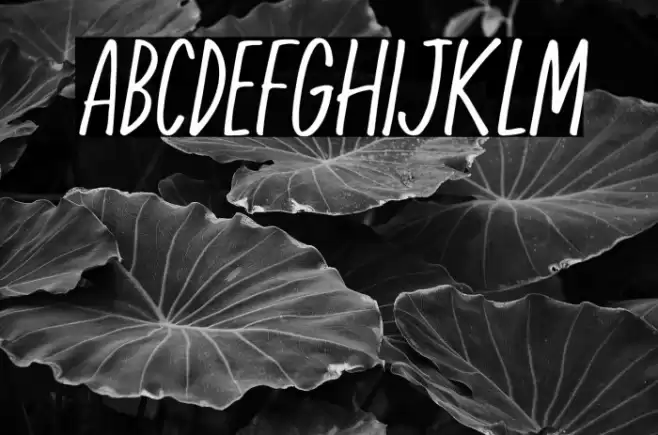 KomixConItalic Font examples