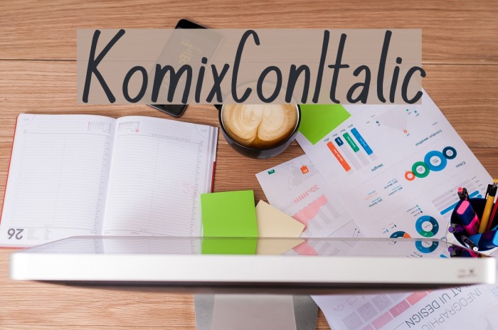 KomixConItalic Example 2