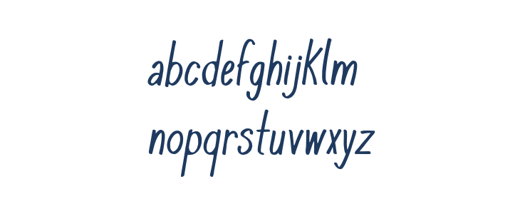 KomixConItalic Lowercase