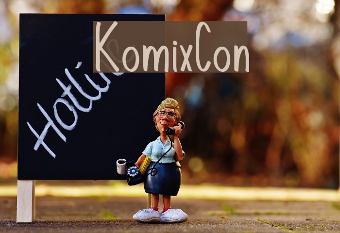 KomixCon Font examples
