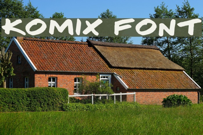 Komix Font examples