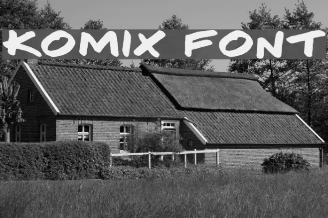 Komix Font examples