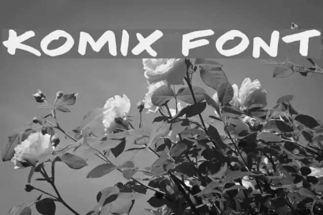 Komix Font examples