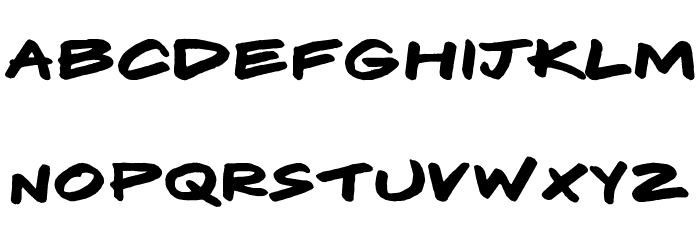 Komix Font LOWERCASE