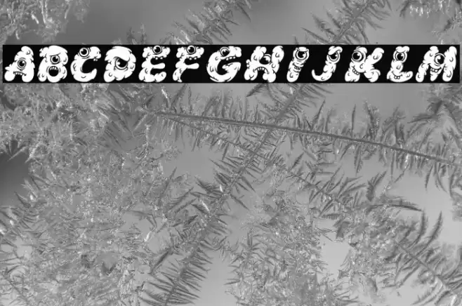 Komo Nout inline Font examples