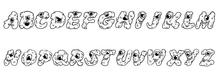 Komo Nout Font LOWERCASE
