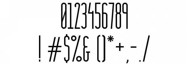 Komoda-Regular Font OTHER CHARS