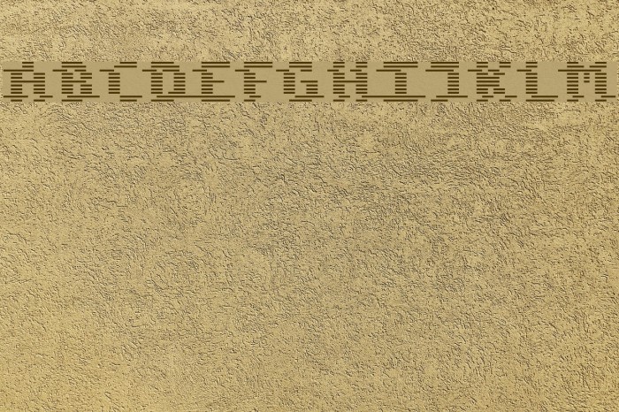 Komodore Destroy Font examples