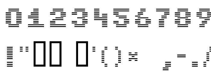 Komodore Normal Font OTHER CHARS