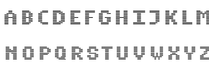Komodore Normal Font LOWERCASE